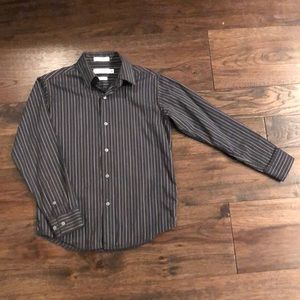 Calvin Klein boys button down shirt.